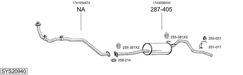 BOSAL SYS20940