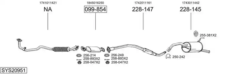 BOSAL SYS20951