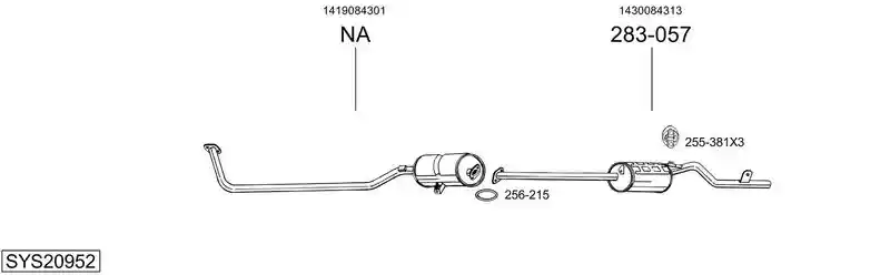 BOSAL SYS20952