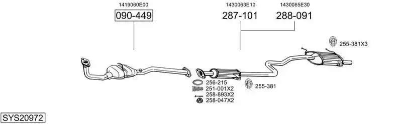 BOSAL SYS20972
