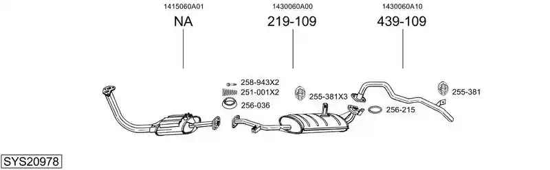 BOSAL SYS20978