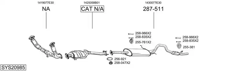 BOSAL SYS20985