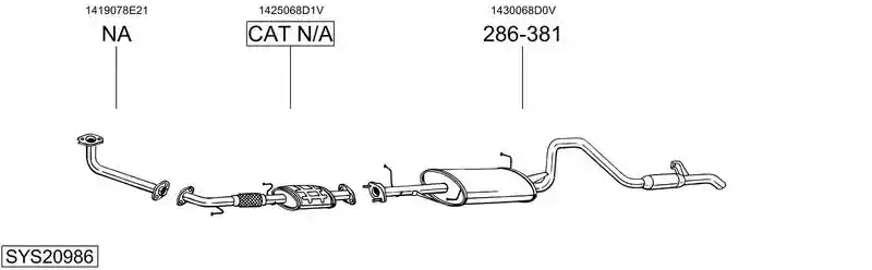 BOSAL SYS20986