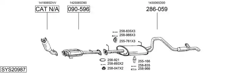 BOSAL SYS20987