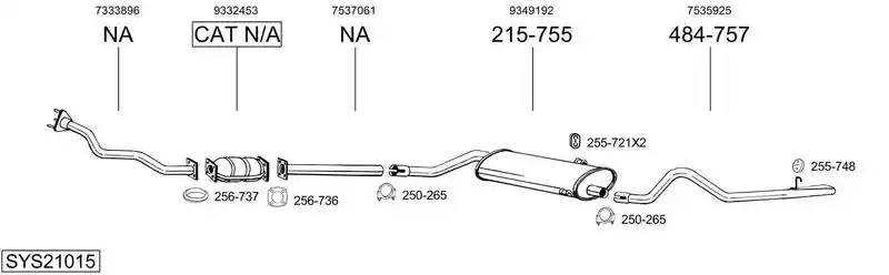 BOSAL SYS21015
