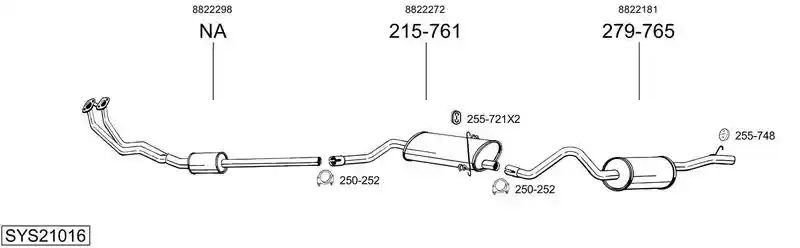 BOSAL SYS21016