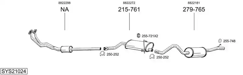 BOSAL SYS21024