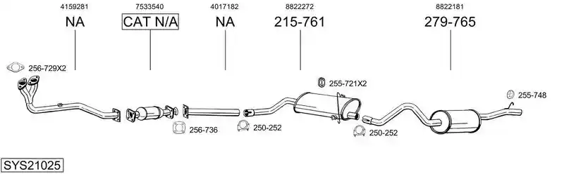 BOSAL SYS21025