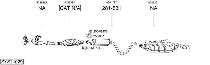BOSAL SYS21029