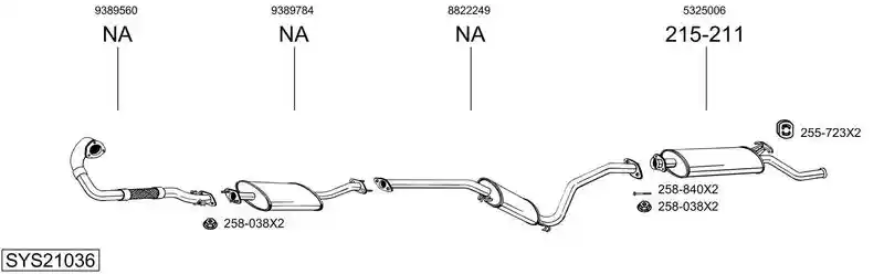 BOSAL SYS21036