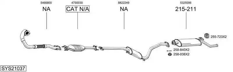 BOSAL SYS21037