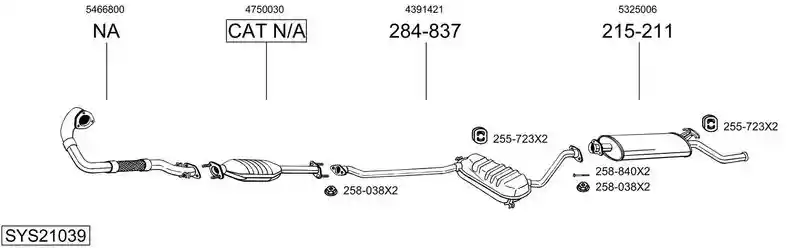 BOSAL SYS21039