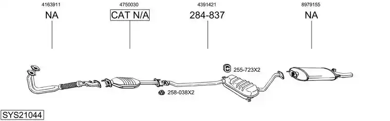 BOSAL SYS21044