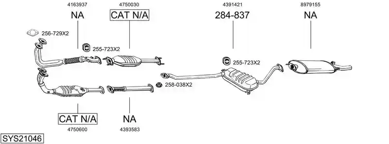 BOSAL SYS21046