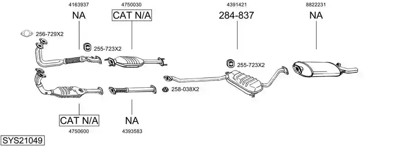 BOSAL SYS21049