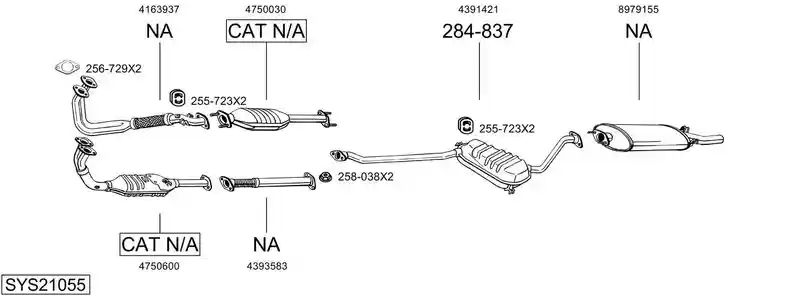BOSAL SYS21055