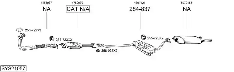 BOSAL SYS21057