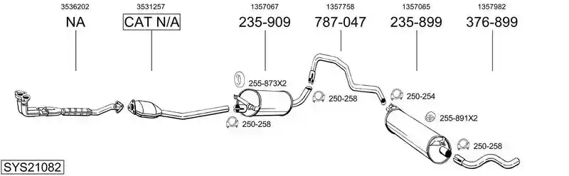 BOSAL SYS21082