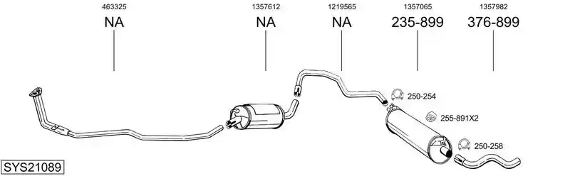 BOSAL SYS21089