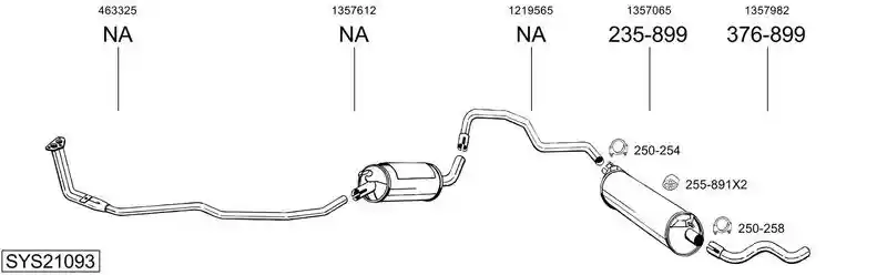 BOSAL SYS21093