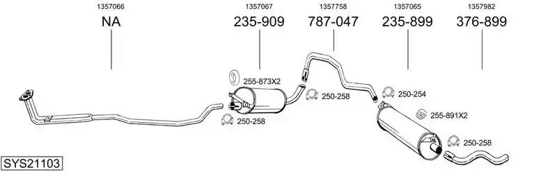 BOSAL SYS21103
