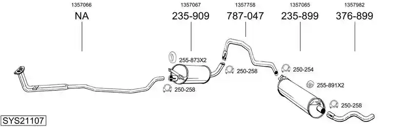 BOSAL SYS21107