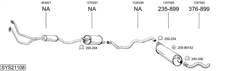 BOSAL SYS21108