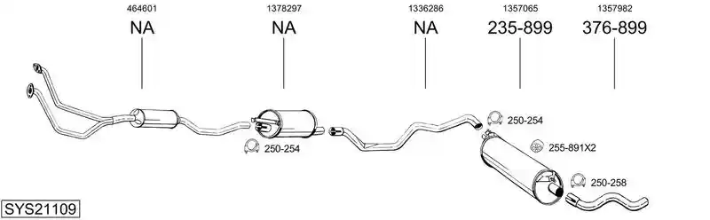 BOSAL SYS21109