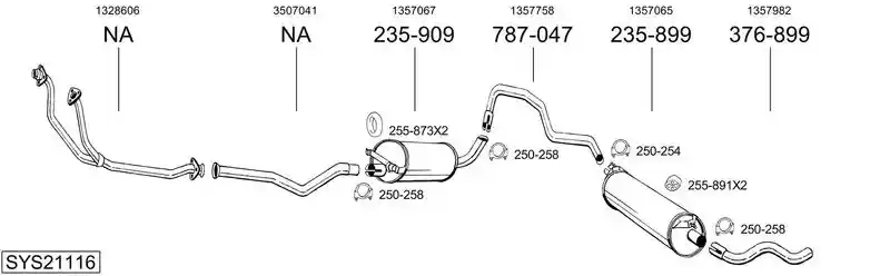 BOSAL SYS21116