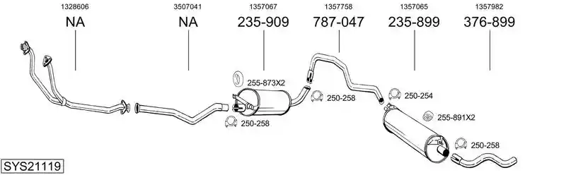 BOSAL SYS21119