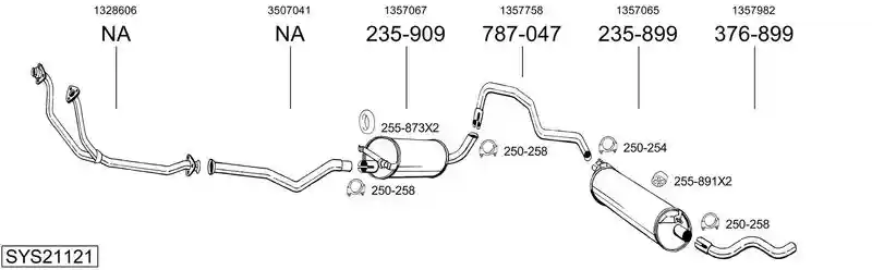 BOSAL SYS21121