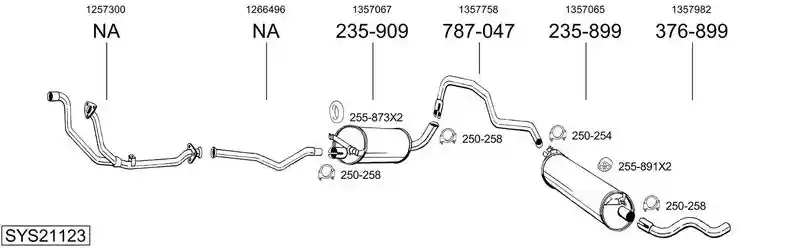BOSAL SYS21123