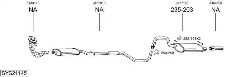 BOSAL SYS21145