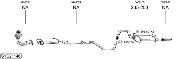 BOSAL SYS21146