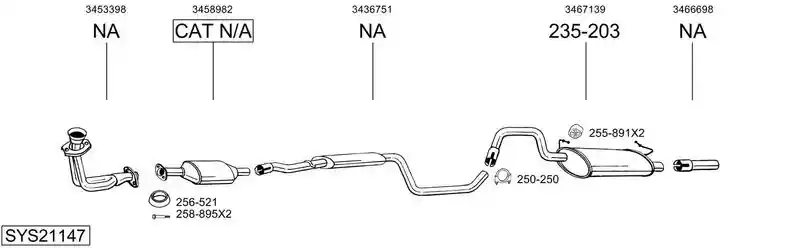 BOSAL SYS21147