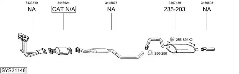 BOSAL SYS21148