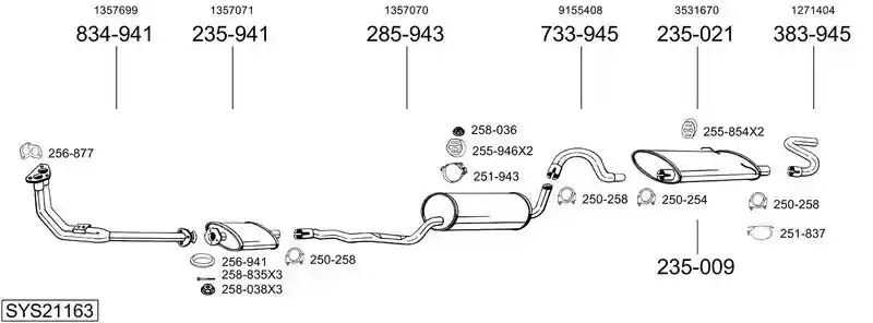 BOSAL SYS21163
