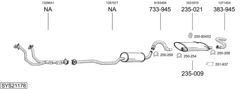 BOSAL SYS21178