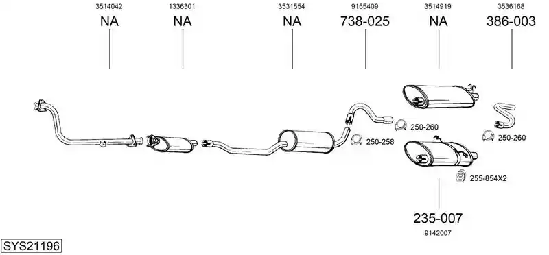 BOSAL SYS21196