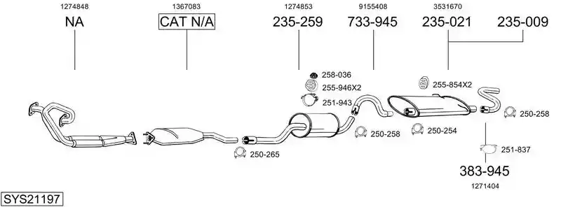 BOSAL SYS21197