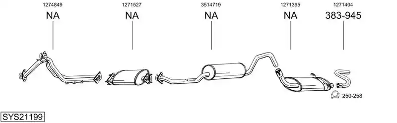BOSAL SYS21199