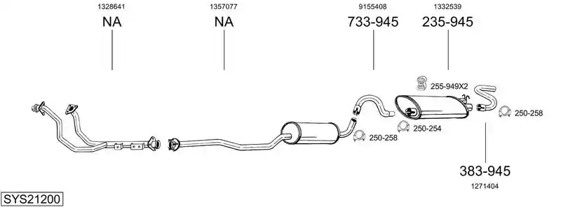 BOSAL SYS21200