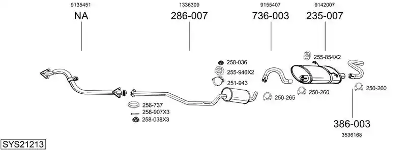 BOSAL SYS21213