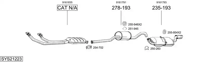 BOSAL SYS21223