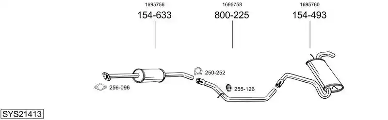 BOSAL SYS21413