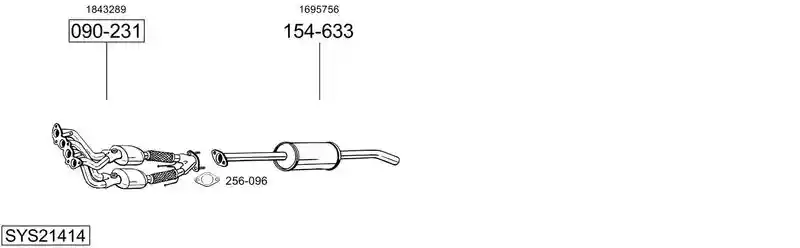 BOSAL SYS21414