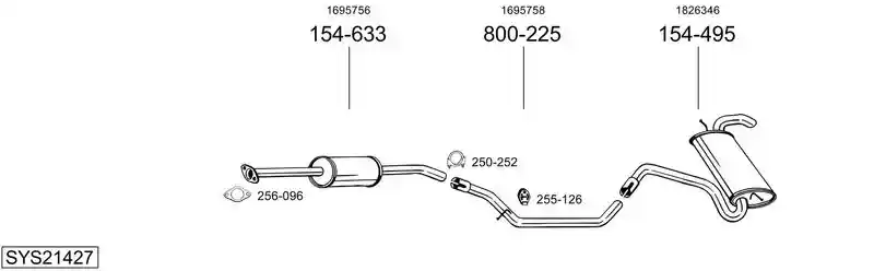 BOSAL SYS21427