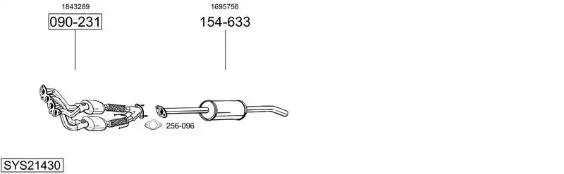 BOSAL SYS21430