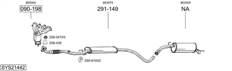 BOSAL SYS21442