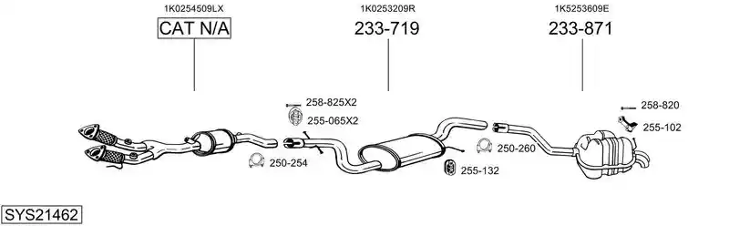 BOSAL SYS21462